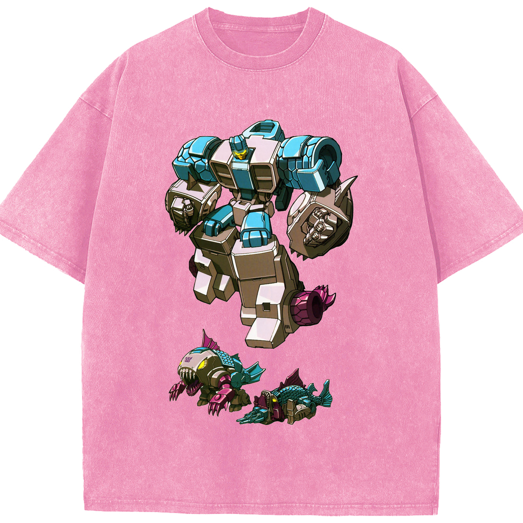 （画像用）  綿100% ヴィンテージ風 半袖Tシャツ（フロントプリント）